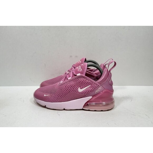 Nike Air Max 270 Shoes Kids Size 1Y Pink Mesh Sneakers Youth HQ1555-646 - Picture 3 of 8